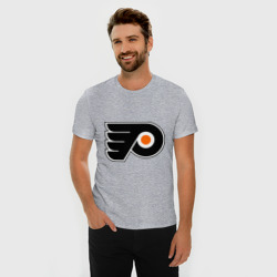 Мужская футболка хлопок Slim Philadelphia Flyers - фото 2