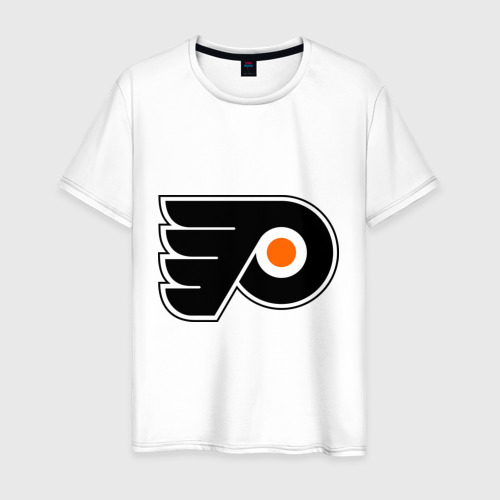 Мужская футболка хлопок Philadelphia Flyers, цвет белый