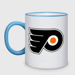 Кружка двухцветная Philadelphia Flyers