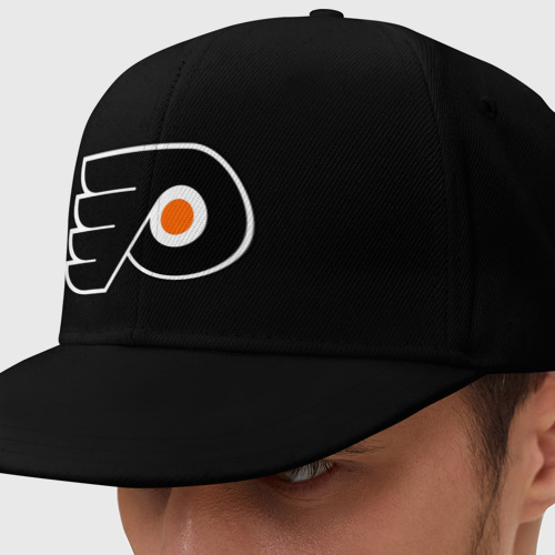 Кепка снепбек с прямым козырьком Philadelphia Flyers, цвет черный