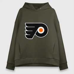 Женское худи Oversize хлопок Philadelphia Flyers