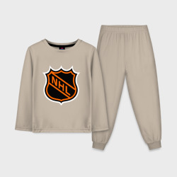 Детская пижама с лонгсливом хлопок NHL