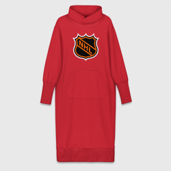 Платье удлиненное хлопок NHL