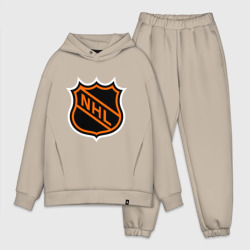 Мужской костюм oversize хлопок NHL