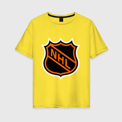 Женская футболка хлопок Oversize NHL