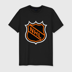 Мужская футболка хлопок Slim NHL