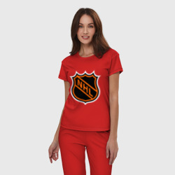 Женская пижама хлопок NHL - фото 2