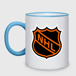 Кружка двухцветная NHL