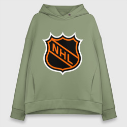 Женское худи Oversize хлопок NHL