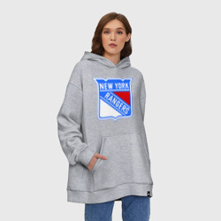 Худи SuperOversize хлопок New York Rangers - фото 2