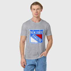 Мужская футболка хлопок New York Rangers - фото 2