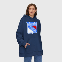 Худи SuperOversize хлопок New York Rangers - фото 2