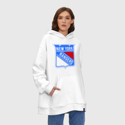 Худи SuperOversize хлопок New York Rangers - фото 2