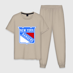 Мужская пижама хлопок New York Rangers