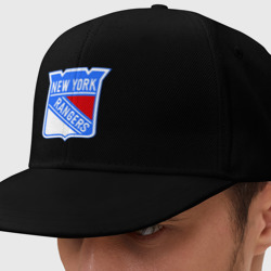 Кепка снепбек с прямым козырьком New York Rangers