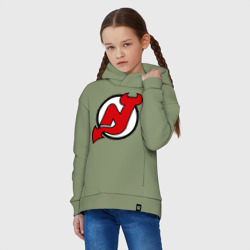 Детское худи Oversize хлопок New Jersey Devils - фото 2