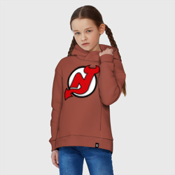 Детское худи Oversize хлопок New Jersey Devils - фото 2