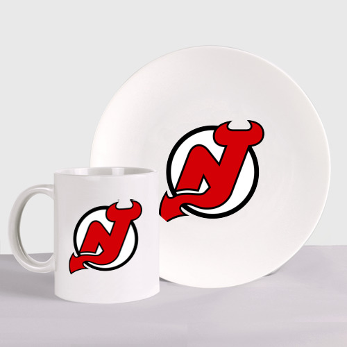 Набор: тарелка + кружка New Jersey Devils