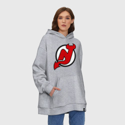 Худи SuperOversize хлопок New Jersey Devils - фото 2