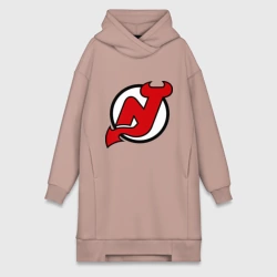 Платье-худи хлопок New Jersey Devils