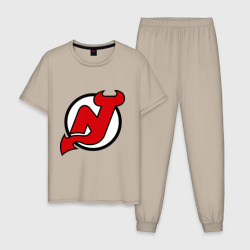 Мужская пижама хлопок New Jersey Devils