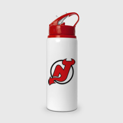 Бутылка для воды с трубочкой New Jersey Devils