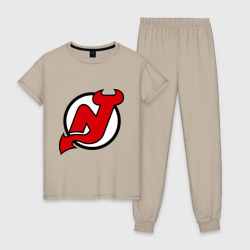 Женская пижама хлопок New Jersey Devils