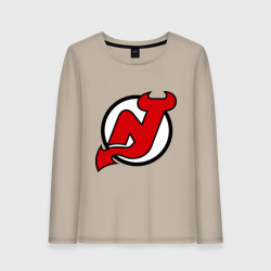 Женский лонгслив хлопок New Jersey Devils