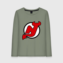 Женский лонгслив хлопок New Jersey Devils