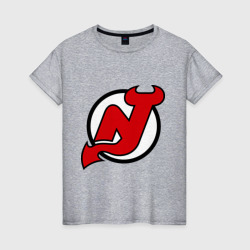 Женская футболка хлопок New Jersey Devils