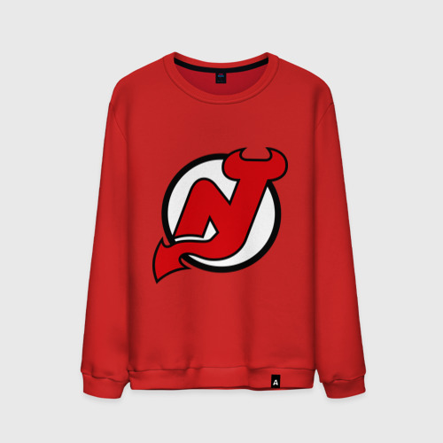 Мужской свитшот хлопок New Jersey Devils, цвет красный