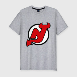 Мужская футболка хлопок Slim New Jersey Devils