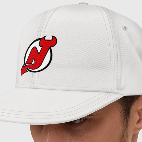 Кепка снепбек с прямым козырьком New Jersey Devils, цвет белый