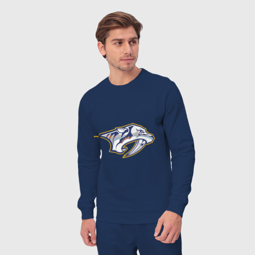 Мужской костюм хлопок Nashville Predators, цвет темно-синий - фото 5