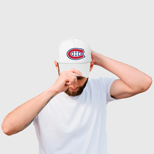 Кепка тракер с сеткой Montreal Canadiens, цвет белый - фото 2