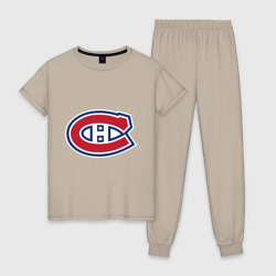 Женская пижама хлопок Montreal Canadiens