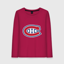 Женский лонгслив хлопок Montreal Canadiens