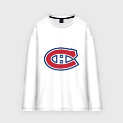 Женский лонгслив oversize хлопок Montreal Canadiens