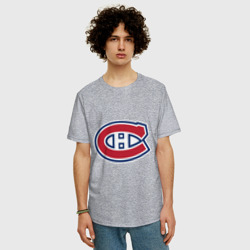 Мужская футболка хлопок Oversize Montreal Canadiens - фото 2