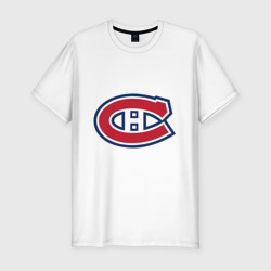 Мужская футболка хлопок Slim Montreal Canadiens