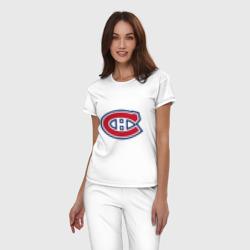 Женская пижама хлопок Montreal Canadiens - фото 2