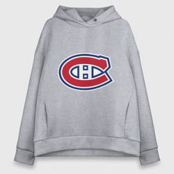 Женское худи Oversize хлопок Montreal Canadiens