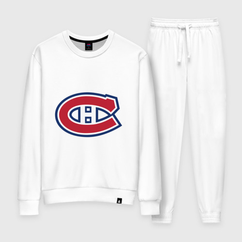 Женский костюм хлопок Montreal Canadiens, цвет белый