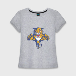 Женская футболка хлопок Slim Florida Panthers