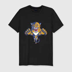 Мужская футболка хлопок Slim Florida Panthers