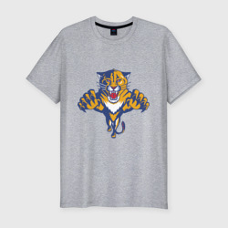 Мужская футболка хлопок Slim Florida Panthers