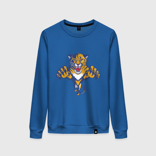 Женский свитшот хлопок Florida Panthers, цвет синий