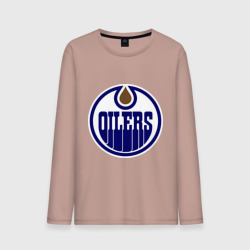 Мужской лонгслив хлопок Edmonton Oilers