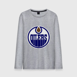 Мужской лонгслив хлопок Edmonton Oilers