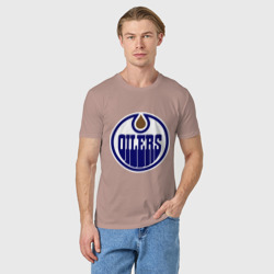 Мужская футболка хлопок Edmonton Oilers - фото 2